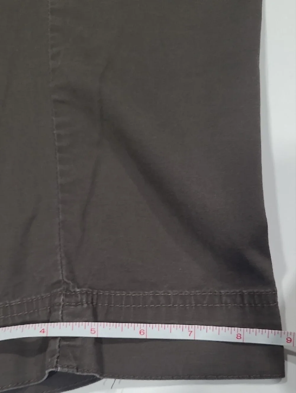 Bandolino Womens Taupe Flat-Front Shorts Waist 30